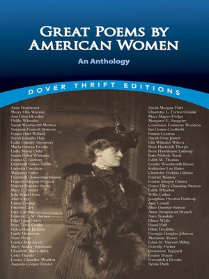 cover image of Great Poems by American Women
